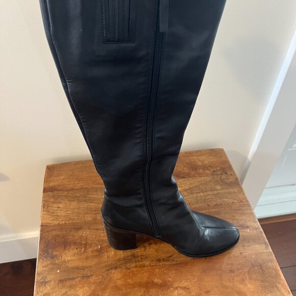 EOS Cashmere Boot - Black Leather - Size 40 - Picture 5 of 7